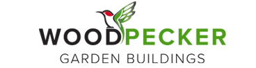 Woodpecker Garden Buildings Logo